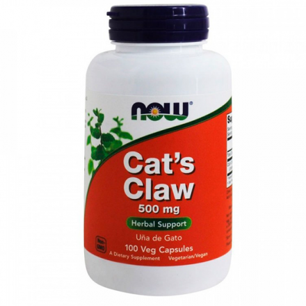 NOW Cat&#039;s Claw 500mg, 100 кап