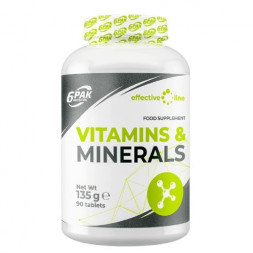 6PAK EL Vitamins&amp;Minerals, 90 таб